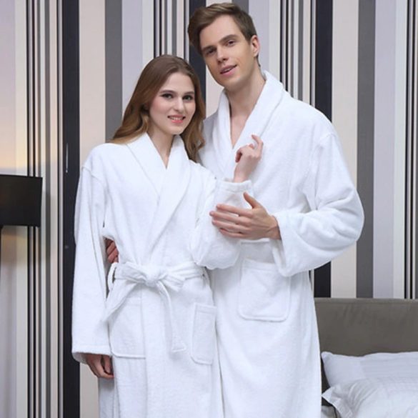 White Terry robe sálgalléros 3XL size 