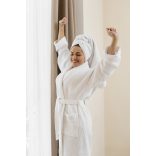 White darázsmintás Cottonrobe XL size