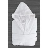 White gyermek terry kapucnis robe 12-14 éves korig