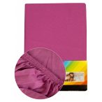 Colored fitted sheet 90-100cmx200cm lila 