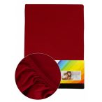 Colored fitted sheet 140-160cmx200cm bordeaux