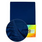Colored fitted sheet 90-100cmx200cm royal blue