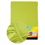 Colored fitted sheet 140-160cmx200cm lime 