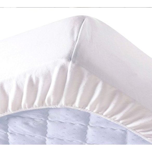 White fitted sheet ömlesztett 90-100cmx200cm
