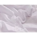 Cotton terry water resistant körgumis mattress protector 140x200 cm+30 cm 