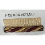 Paszomány Burgundy Multi  F-439 Vastag zsinór (bevarrós)