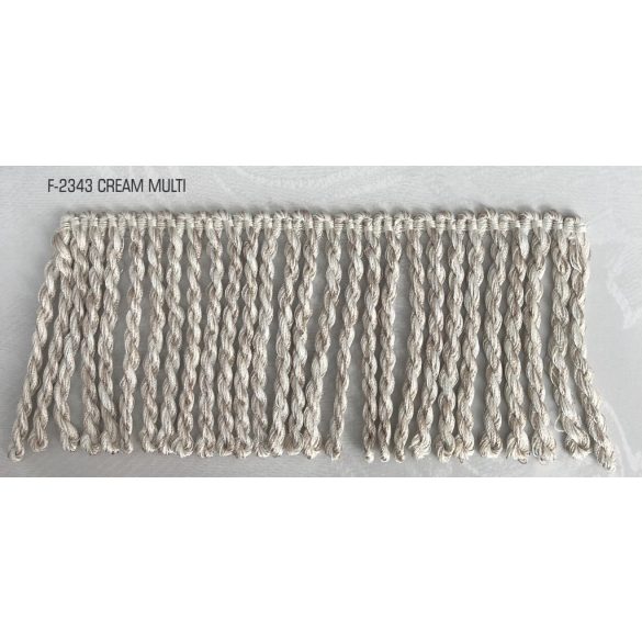 Paszomány Cream Multi  F-2343 "Hosszú rojt"