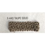Paszomány Taupe Solid  F-440 Lapos bortni