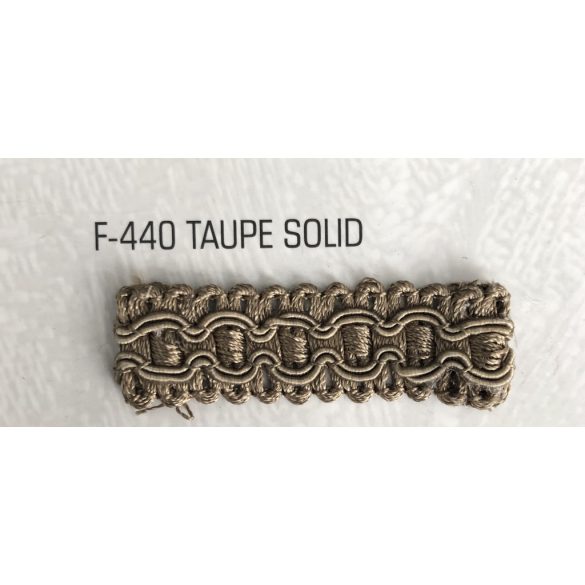 Paszomány Taupe Solid  F-440 Lapos bortni