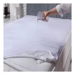 Cotton terry water resistant sarokgumis mattress protector 160x200 cm
