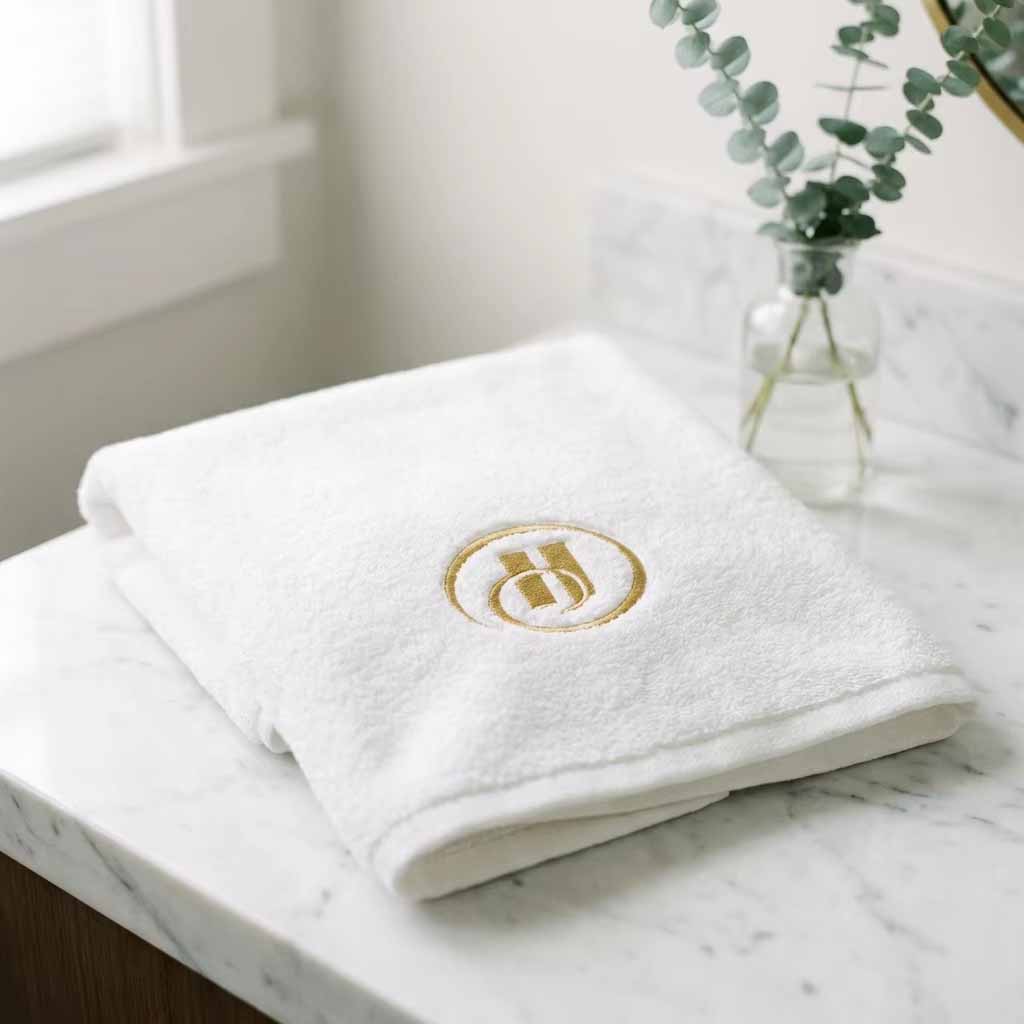 Hímzett logó és monogram